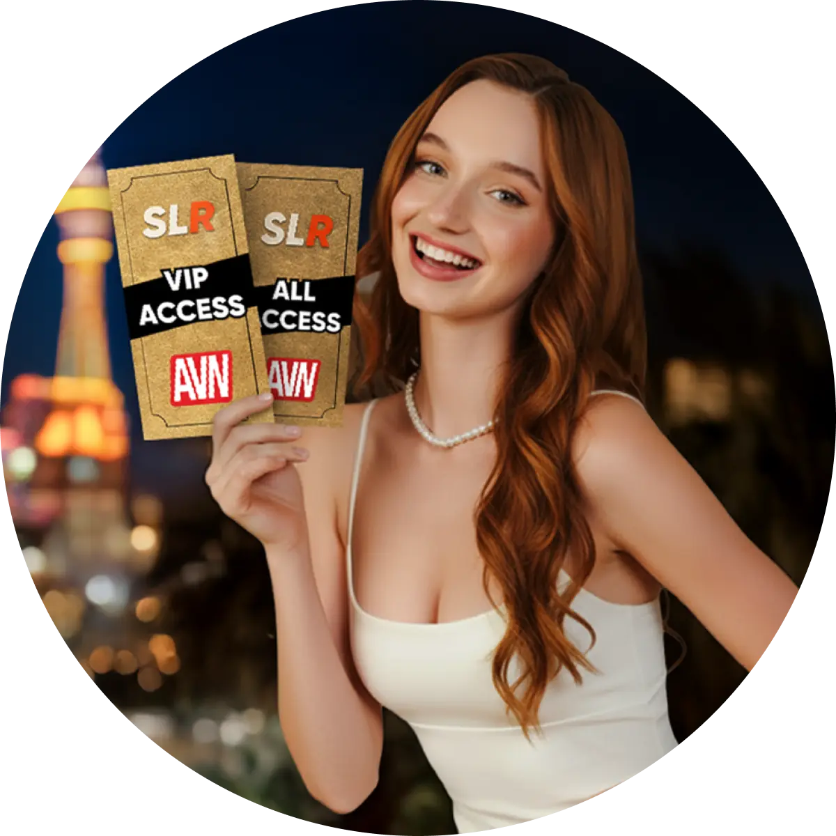 Girl holding tickets